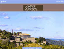 Tablet Screenshot of hotel-bastide-sanilhac.com